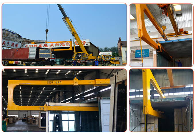 U Shape Glass Loading And Unloading Attachment Lifter Machine