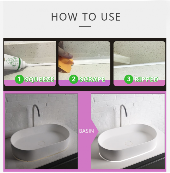 636 Antifungal Silicone Structural Sealant Glazing For Bathroom Kitchen