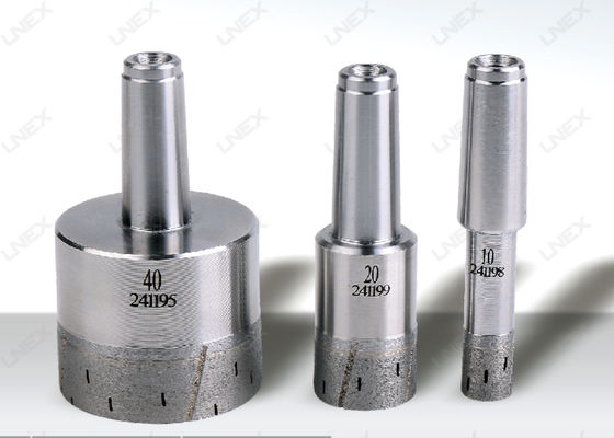 Taper Shank Glass Drilling Tools Sharpen Self Centering Drill Bit