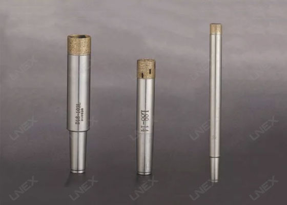 Straight Shank Stone Bronze Deep Hole Drill Bit For Crystals
