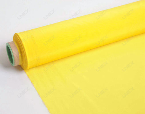 365 Micron White Yellow Polyester Silk Screen Printing Mesh  136cm