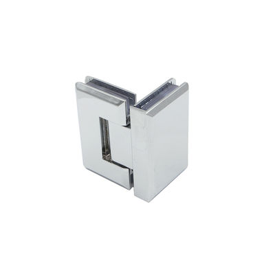 5mm Thickness PSS Finish Glass Shower Door Hinge Clamp 90D For Shower Room