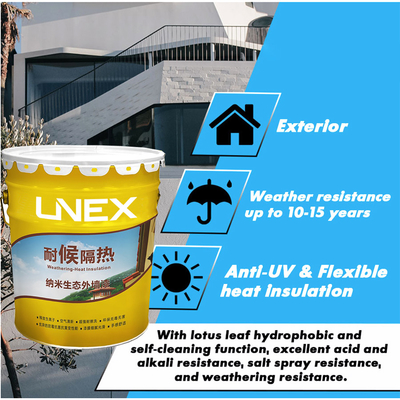 Exterior Wall Paint Thermal Insulation Coating Color Building Polyurethane