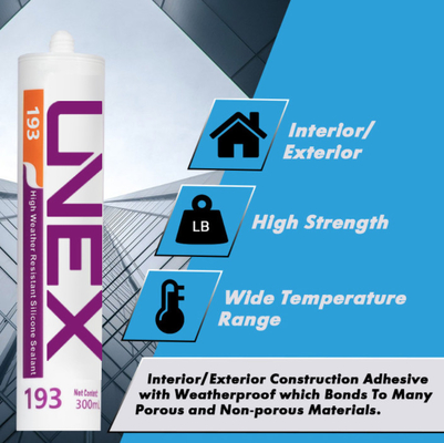 Structural Glazing 193 Glass Silicone Sealant High Weather Resistant